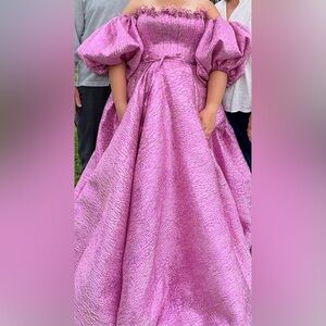 Teuta Matoshi Daydream Candy Brocade Gown